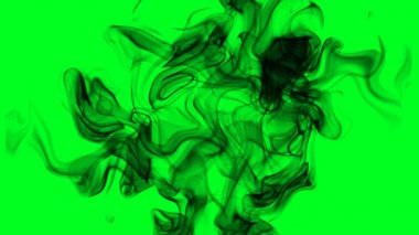 Yeşil Ekranda Siyah Duman