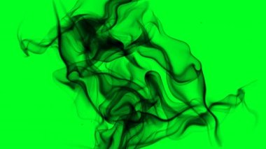 Yeşil Ekranda Siyah Duman