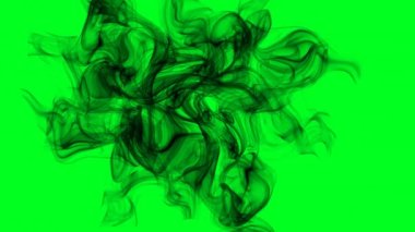 Yeşil Ekranda Siyah Duman