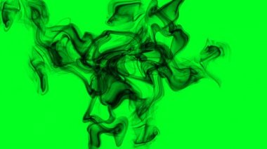 Yeşil Ekranda Siyah Duman
