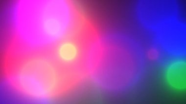 Renkli Parlayan Bokeh Işıkları Arkaplanı