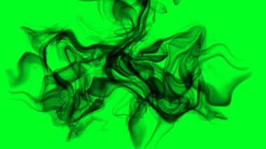 Yeşil Ekranda Siyah Duman