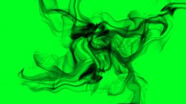 Yeşil Ekranda Siyah Duman