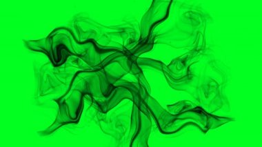 Yeşil Ekranda Siyah Duman