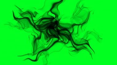 Yeşil Ekranda Siyah Duman
