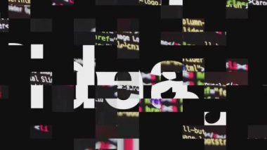 Dönen Çember Şekilleri Soyut Çemberler Deseni