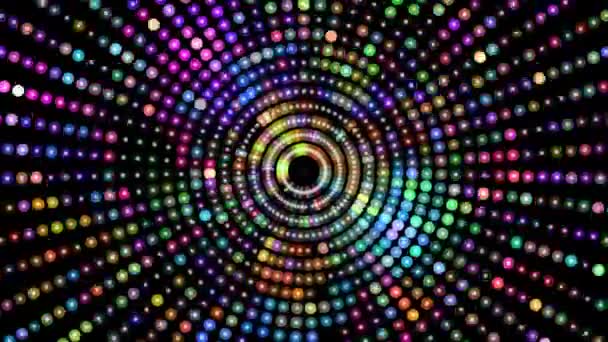 Rotating Colorful Circle Shapes — Αρχείο Βίντεο