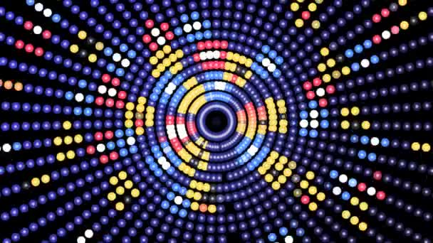 Abstract Pattern Colorful Circles — Αρχείο Βίντεο