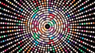 Abstract Pattern Of colorful Circles