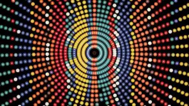 Abstract Pattern Of colorful Circles