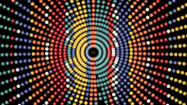 Abstract Pattern Colorful Circles — Vídeo de stock