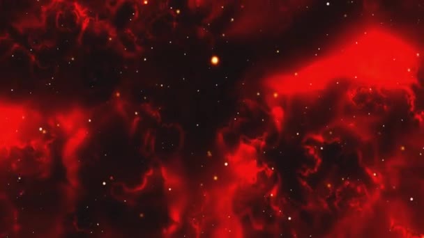 Universo Spaziale Con Stelle Galassie Movimento — Video Stock