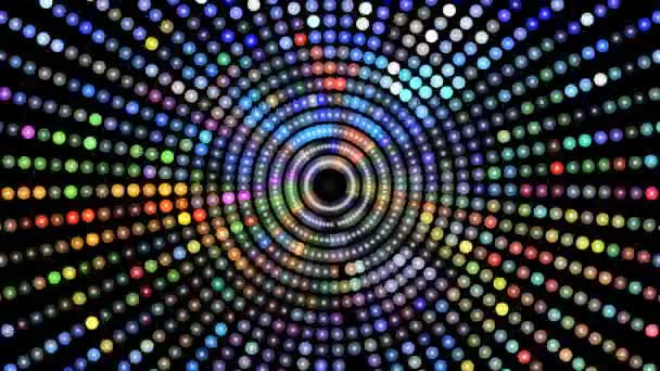 Abstract Pattern Colorful Circles — ストック動画