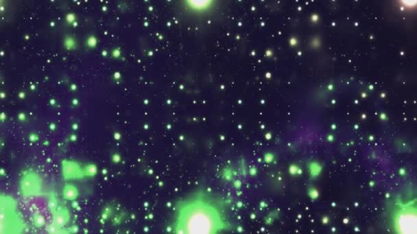 Univers Spatial Avec Étoiles Galaxies — Video