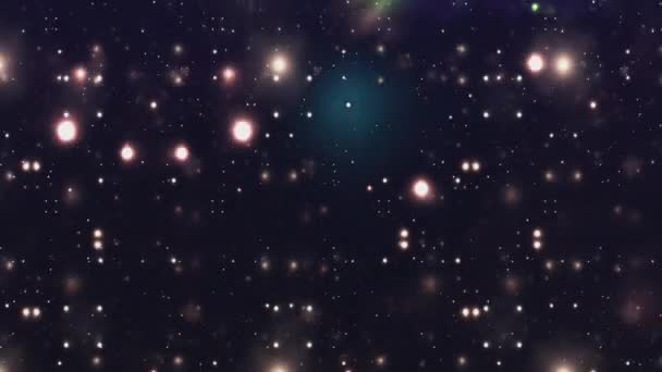 Űruniverzum Csillagokkal Galaxisokkal — Stock videók