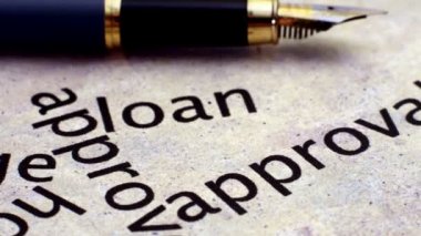 Kredi onaylama konsepti dolly shot