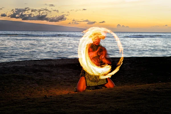 Cirkel av eld — Stockfoto