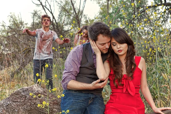 habersiz bir zombi saldırı