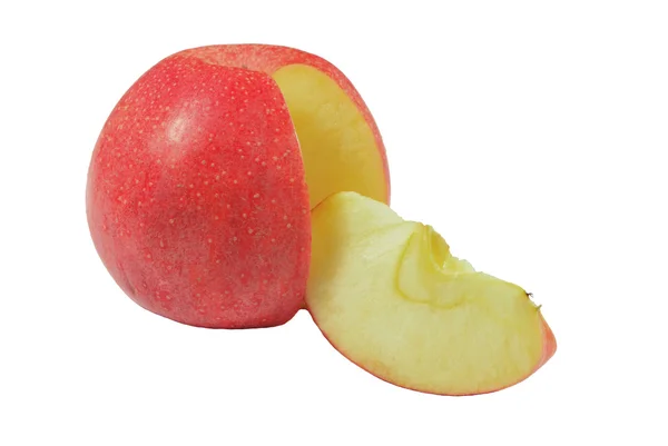 Ein geschnittener Apfel — Stockfoto