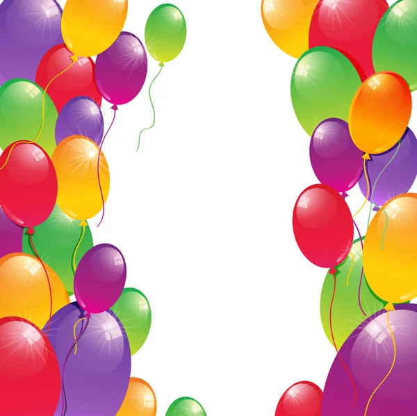 Festive balloons — Stock Vector