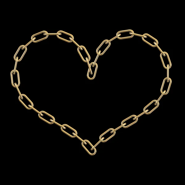 Corazón con cadenas — Foto de Stock