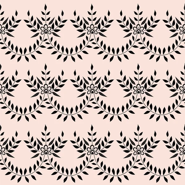 Fondo floral sin costuras — Vector de stock