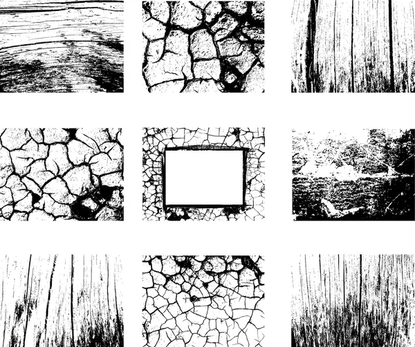 Grunge 和自然纹理 — 图库矢量图片