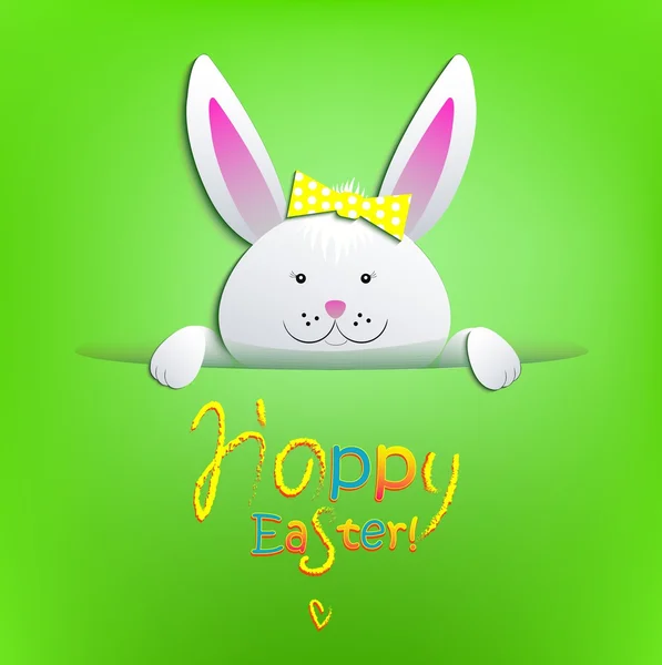 Background with easter bunny Stock Vector