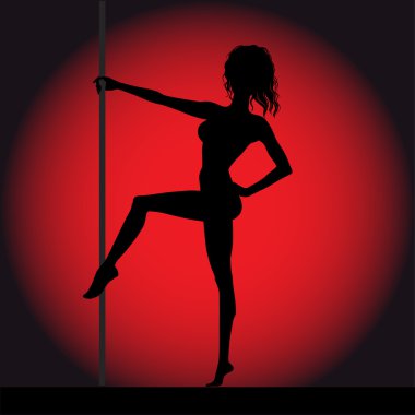 Kadın striptiz dans