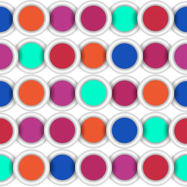 Hintergründe mit farbigen Kreisen — Stockvektor