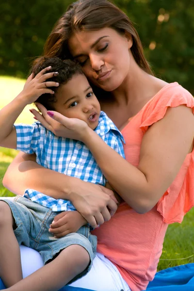 Ich und mein Sohn — Stockfoto