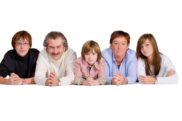 Felice grande famiglia — Foto Stock