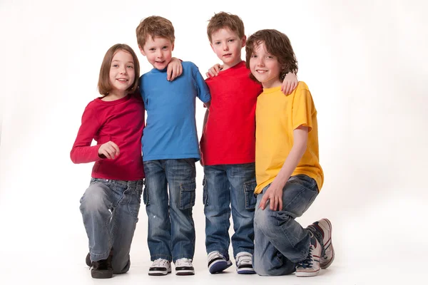 4 colorful shirts — Stock Photo, Image