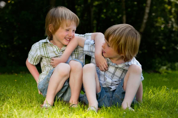 Playfull boys — Stock Photo, Image