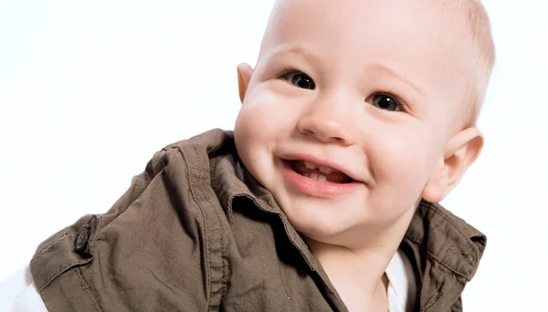 男の赤ちゃんを笑ってください。 — ストック写真