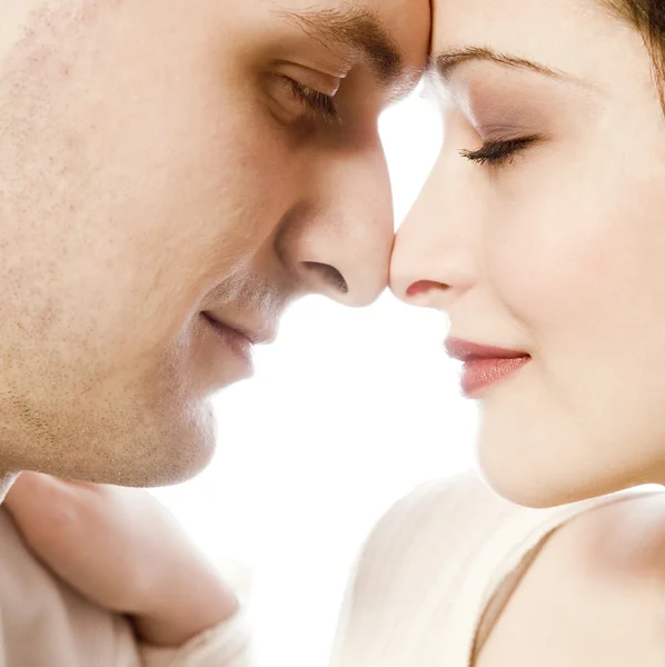 Pretty young loving couple — Stock Photo, Image