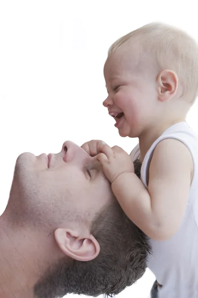 Diversión con padre e hijo — Foto de Stock