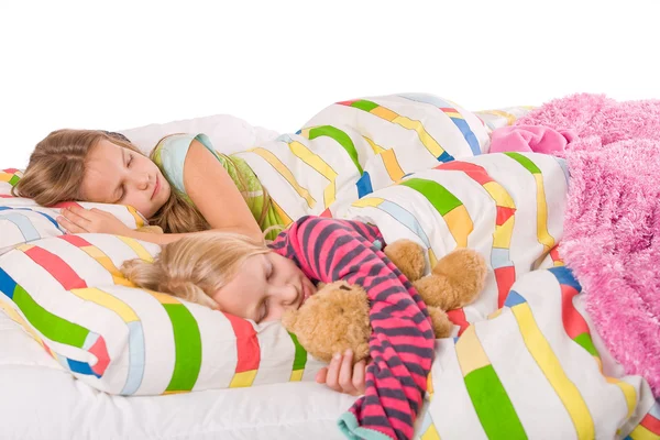 2 sleeping children — Stock Photo, Image