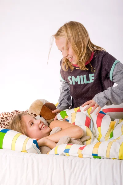 Schwester aufwachen — Stockfoto