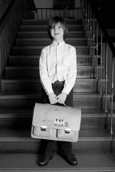 Standing with my bag — Stock Photo, Image