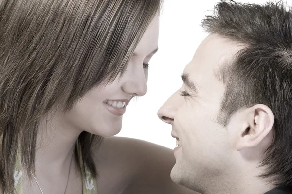 Portrait of girfriendl and boyfriend — Stock Photo, Image