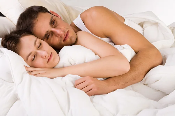 Sleeping toghether wider — Stock Photo, Image