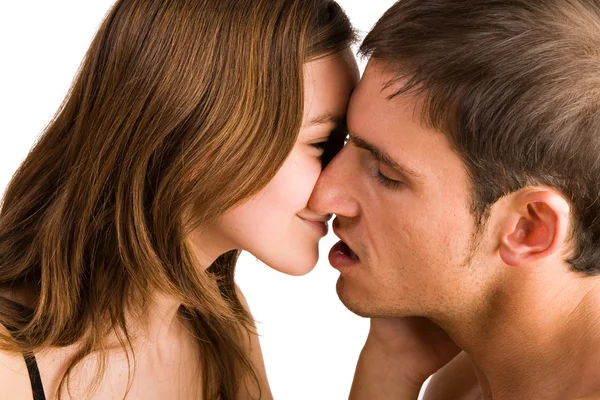 Kiss the boy — Stock Photo, Image