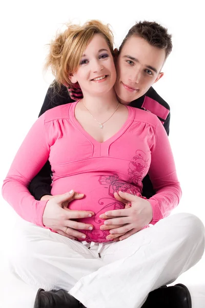 We bent zwanger — Stockfoto