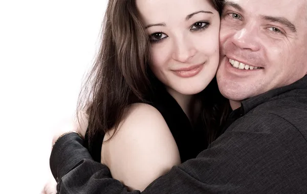 Young couple hugging — Stock Photo, Image