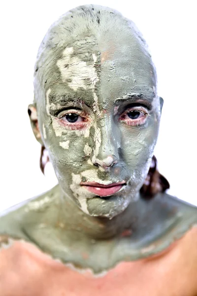 Green claymask — Stock Photo, Image