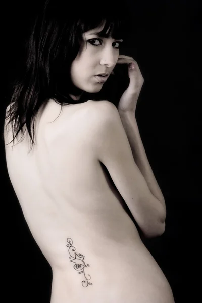 Tattoo on my back — Stock Photo, Image