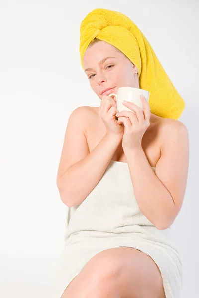 Série Welness com tanque de cofee — Fotografia de Stock