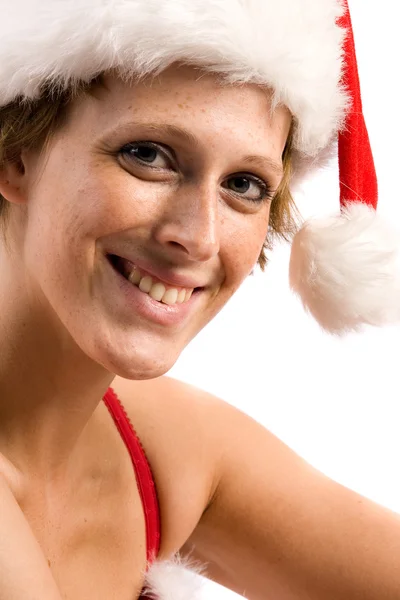 Flirten schöne Weihnachtsmärchen — Stockfoto