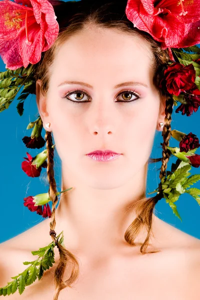 Retrato de flores — Fotografia de Stock